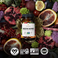 Tabla de ingredientes de Truvani enzimas digestivas.