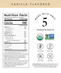 Truvani ingredientes secos (guisante, calabaza, chía) para perfil proteico