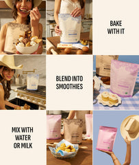 Truvani pancakes proteicos hechos con whey para desayunos altos en proteína
