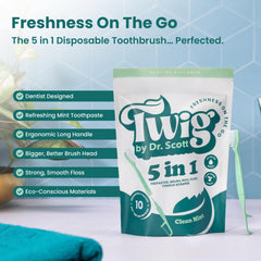 Twig by Dr. Scott hilo dental integrado, remueve restos entre dientes