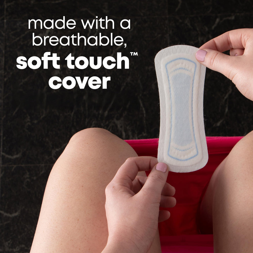 U by Kotex textura de la cubierta tipo algodón para mayor comodidad