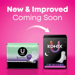 U by Kotex close-up de la textura suave para mayor comodidad