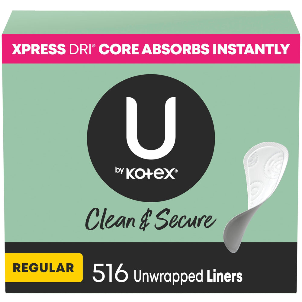 U by Kotex paquete frontal muestra 516 unidades y ahorro