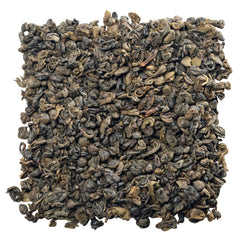 U.S. Wellness Naturals bolitas de té gunpowder mostrando textura y calidad