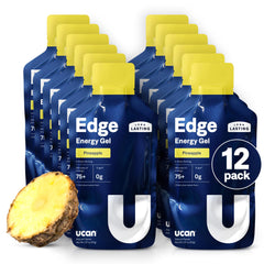 UCAN Edge piña frente del empaque mostrando presentación práctica y beneficios