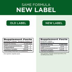 Ultra Botanicals Emerald Labs DHEA capsules with water for daily ritual