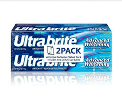 Ultra brite textura de la pasta cerca para ver consistencia y limpieza