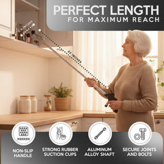 UltraClean Supply comparación de longitud para alcance extra sin agacharse