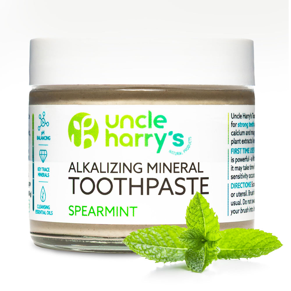 Uncle Harry's frasco delantero con pasta spearmint y frescura duradera