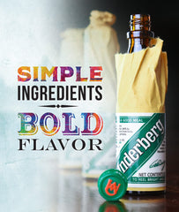 Underberg caja abierta con botellas, ideal para almacenar o regalar