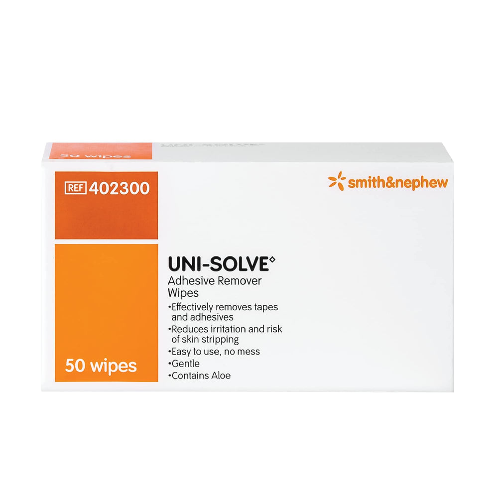 Uni Solve paquete frontal mostrando diseño y cantidad, beneficio: fácil identificación