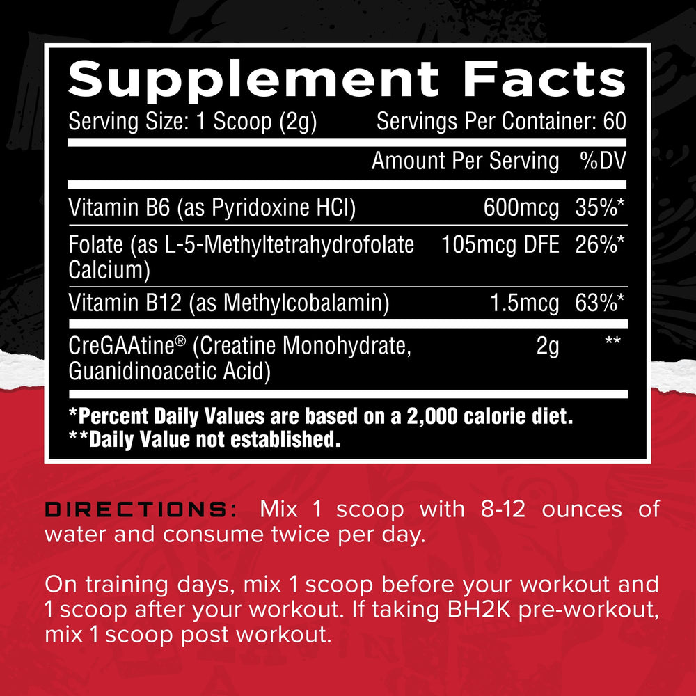 Unmatched CreGAAtine textura del polvo fácil disolver