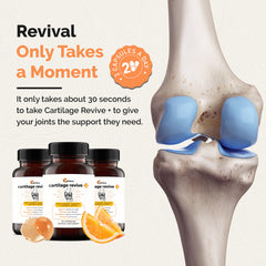 UpWellness Cartilage Revive etiqueta ingredientes legible que destaca colágeno tipo II y vitaminas