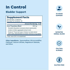 detalle de ingredientes: cola de caballo y spicebush en la fórmula Uqora para soporte natural