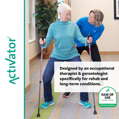 Urban Poling ACTIVATOR comparación de tamaño junto a una regla para referencia de longitud