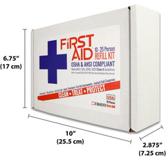 Urgent First Aid empleado aplicando vendaje mostrando uso fácil y práctico