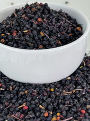 U.S. Wellness Naturals frasco de jarabe casero hecho con bayas de saúco listos para usar