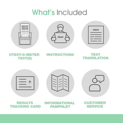 UTEST instrucciones y hoja de seguimiento para registrar resultados