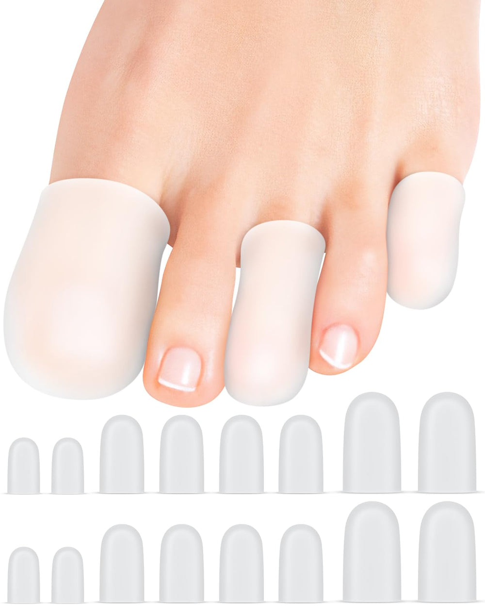 Uwbettry empaque frontal mostrando 16 fundas y tallas prácticas