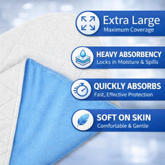 Vakly primer plano del núcleo cuatro capas que absorbe mucho líquido