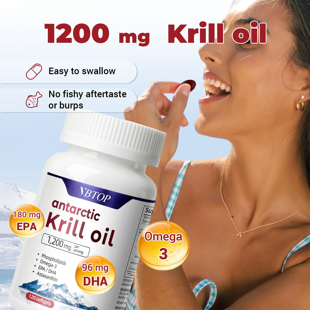 VBTOP cápsulas sobre bandeja para comparar tamaño y dosificación