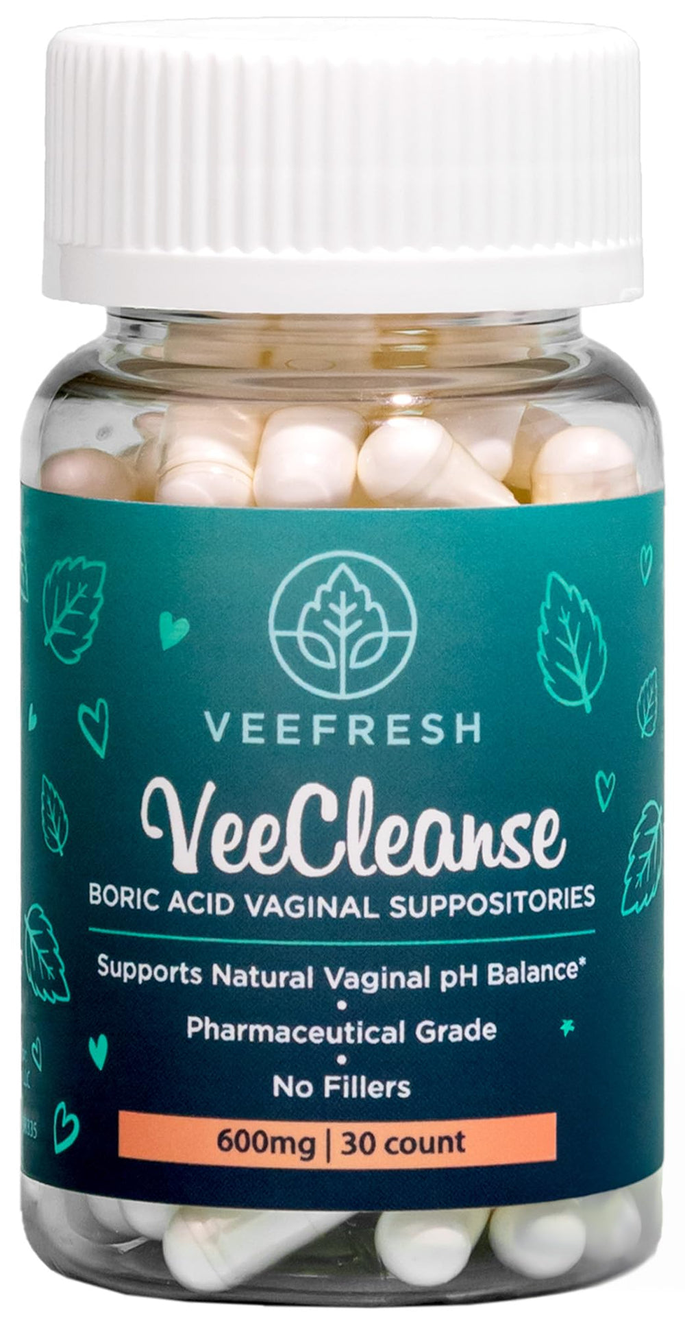 VeeFresh vista frontal del empaque que muestra confianza y simplicidad