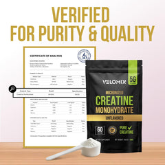 VELOMIX mezclado con proteína mostrando compatibilidad en stack