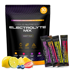 VERUS NUTRITION frente del empaque mostrando variedad y conveniencia