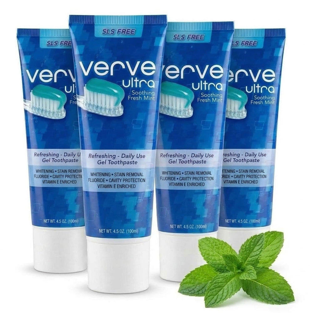 Verve Ultra frente del envase mostrando marca y formato conveniente