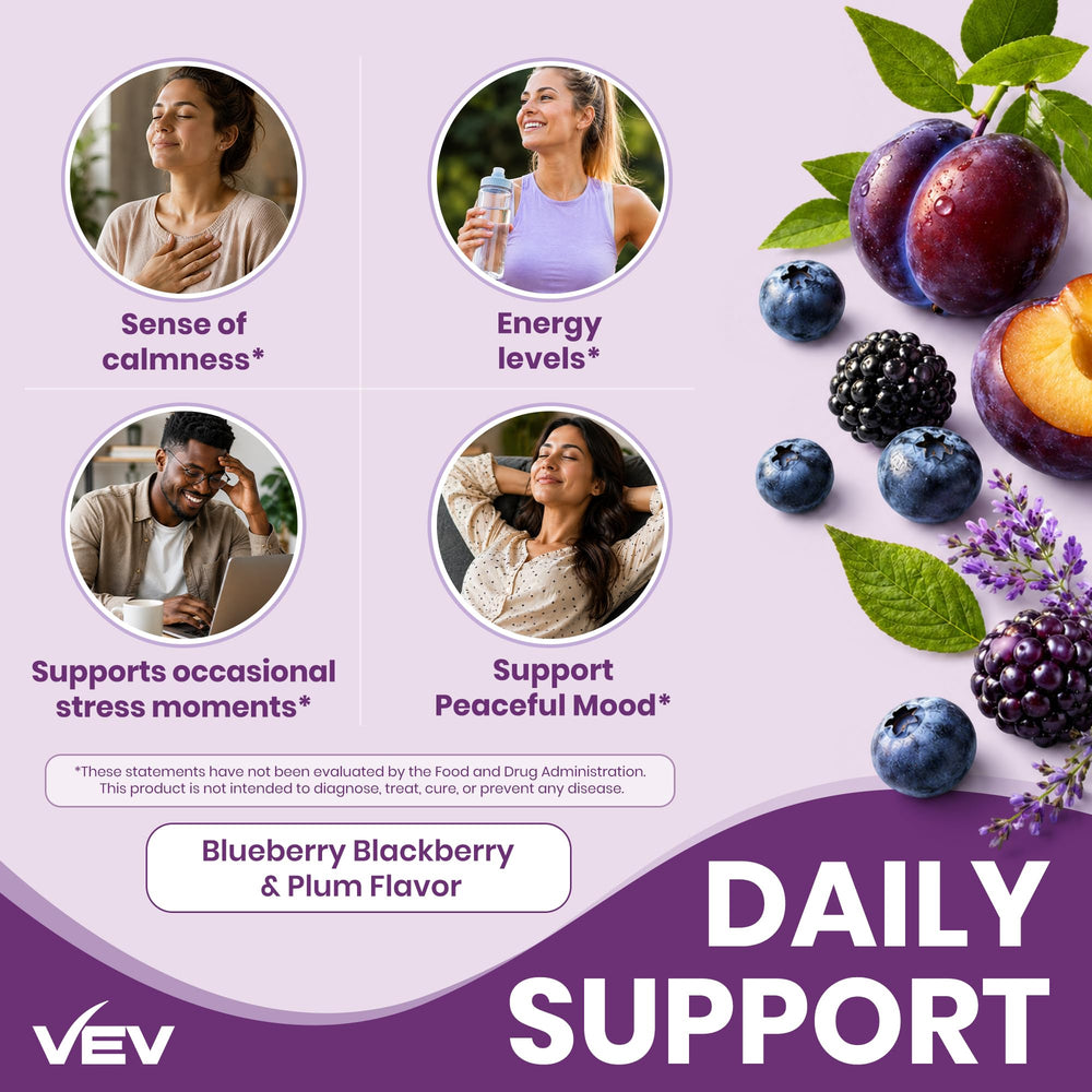 VEV etiqueta con ingredientes visibles y beneficio transparencia