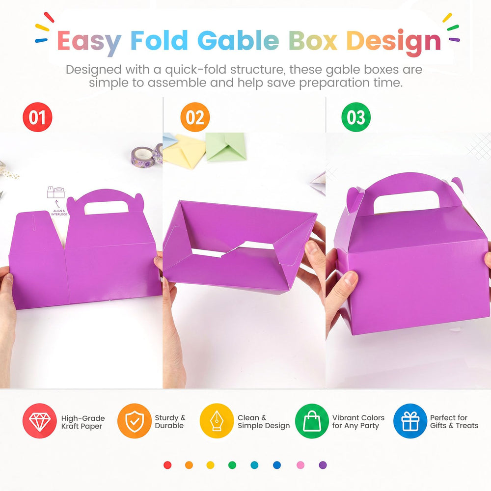 VGOODALL caja ensamblada con asa para transporte cómodo y práctico