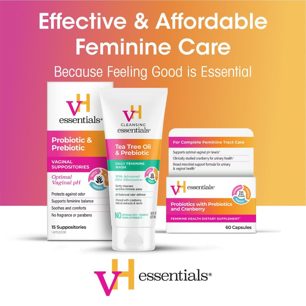 vH essentials comparación de tamaño 5 fl oz práctico y portátil