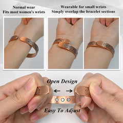 Vicmag guía impresa con instrucciones para ajustar la pulsera