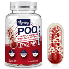 Vigorizar frasco frontal mostrando etiqueta y beneficio antioxidante
