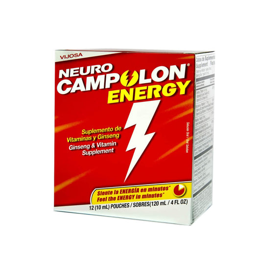 Vijosa Campolon Energy bolsa 10 ml para energía rápida durante el día