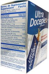 VIJOSA Ultra Doceplex Energy Pouches in a portable pouch for easy dosing.