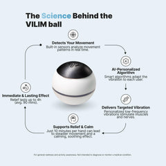 VILIM ball en escritorio junto a herramientas creativas para rutina previa