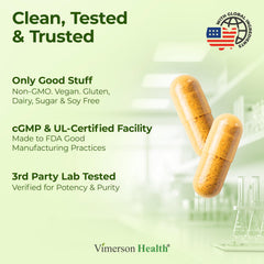 Vimerson Health cápsula abierta mostrando polvo y mejor absorción