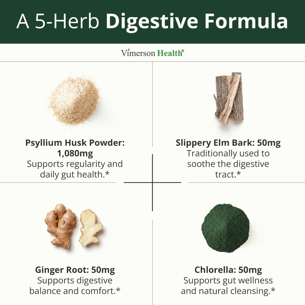 Vimerson Health etiqueta nutricional legible con ingredientes y dosis confiables