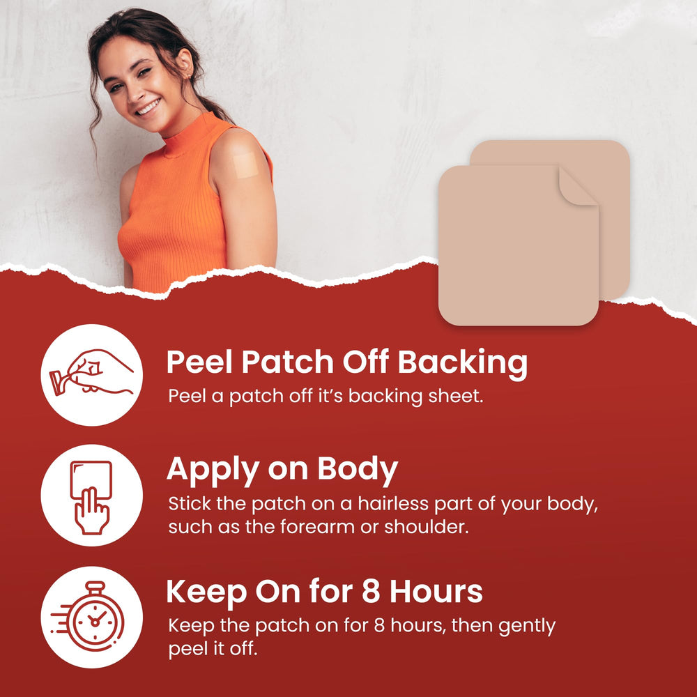 Parche VIORY Hierro con adhesion-resistente para uso cómodo durante horas.