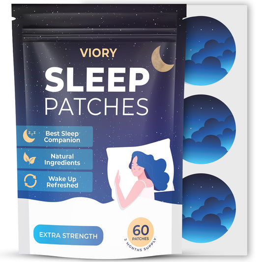 VIORY Sleep Patches: aplicación fácil para dormir mejor durante la noche.