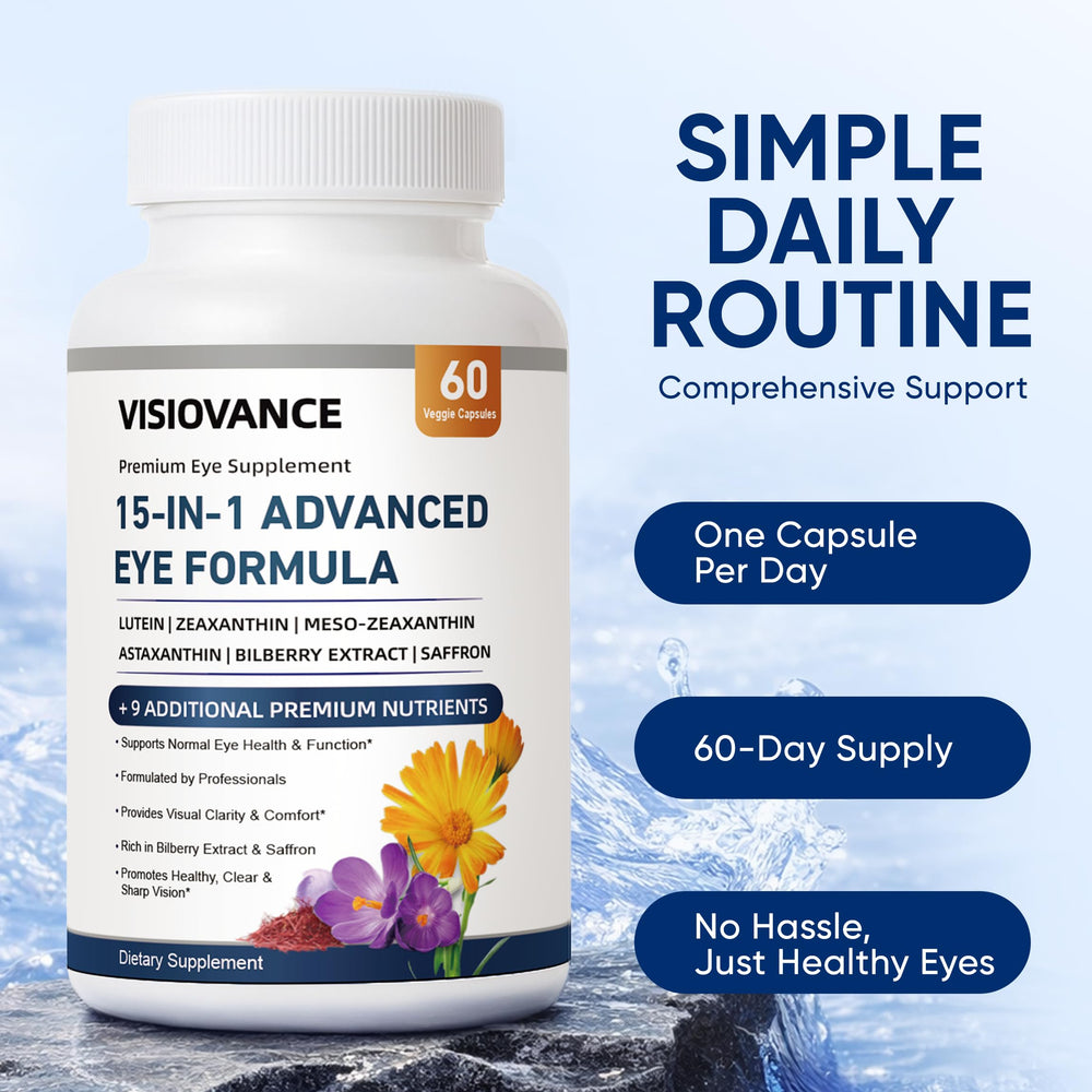 VisioVance ingredientes naturales como arándano que apoyan confort ocular