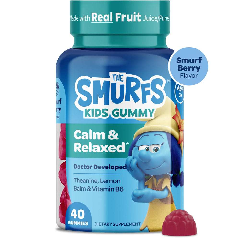 VITABURST Smurfs escena familiar relajada tras uso responsable del producto