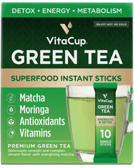 VitaCup empaque frontal mostrando el diseño y beneficios convenientes