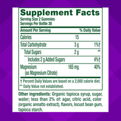 Vitafusion etiqueta nutricional legible para comprobar ingredientes
