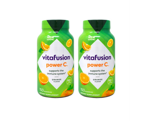 Vitafusion Power C gomitas, presentación familiar para toda la familia.