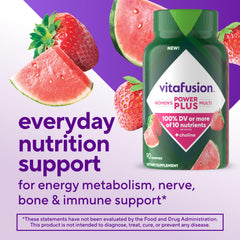 Vitafusion gomita en mano demostrando facilidad de consumo