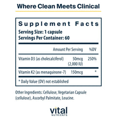 Vital Nutrients cápsula en primer plano mostrando tamaño y textura para fácil ingestión