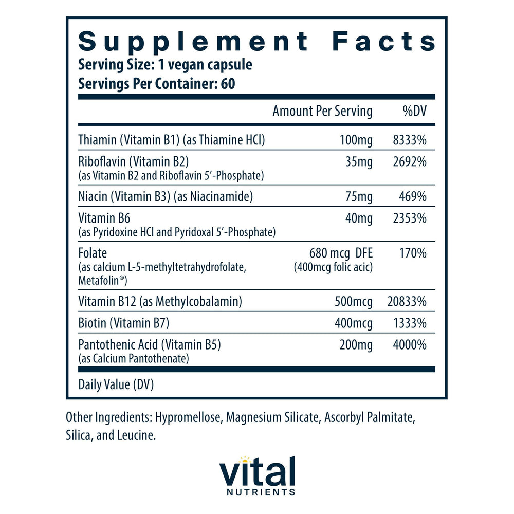 Vital Nutrients cápsula en primer plano mostrando textura y calidad