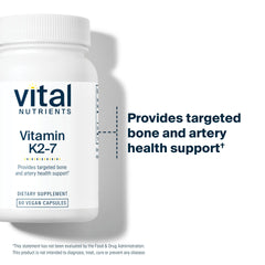 Vital Nutrients comparación de tamaño de la cápsula para referencia visual